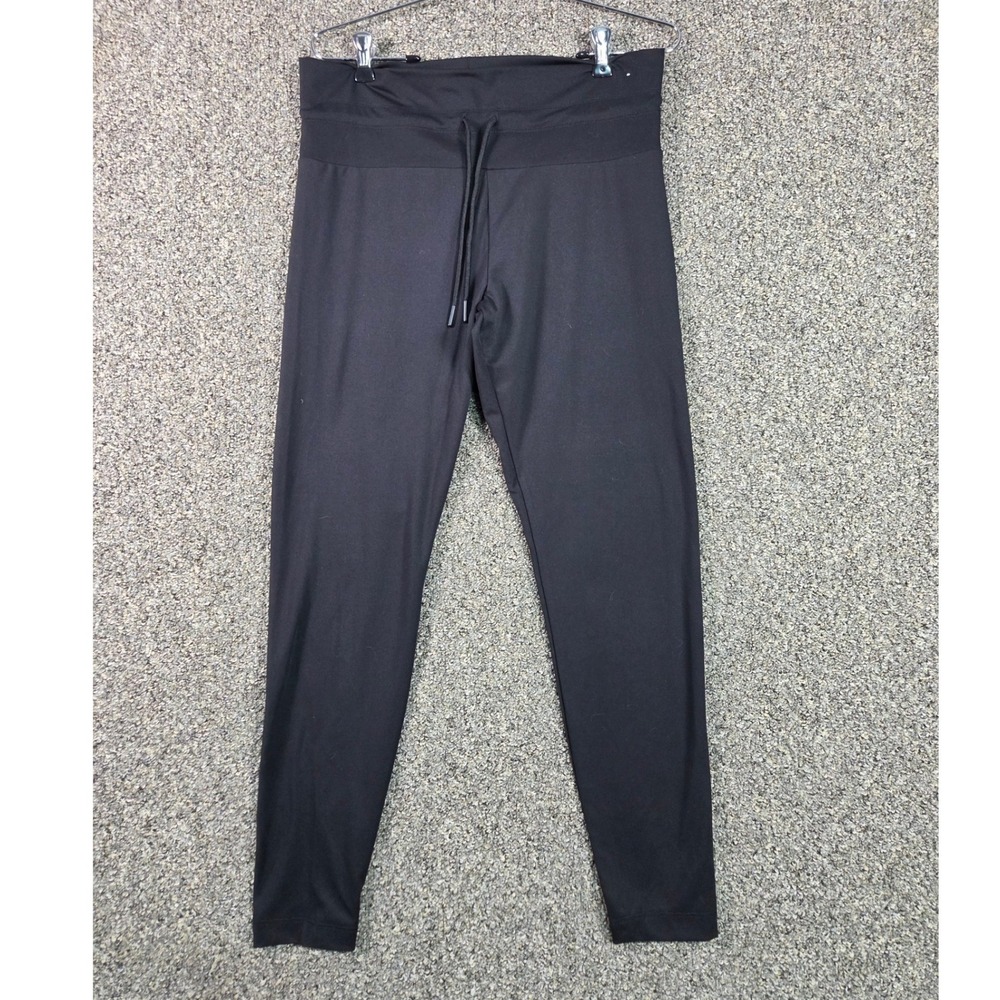 No Boundaries Leggings Womens L/XL Black High Rise Drawstring Athletic Pants